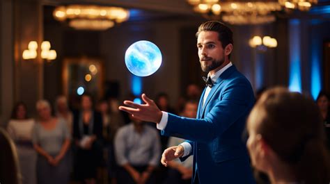 Classy corporate event magician for ceremony